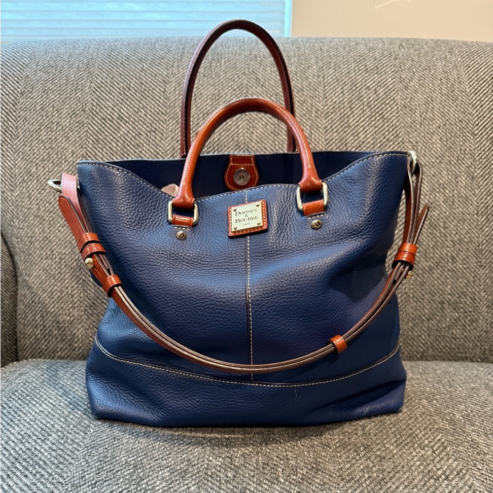 Dooney & Bourke Blue Satchel